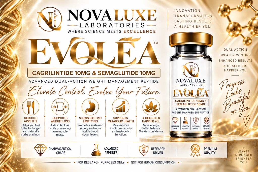 Novaluxe Laboratories - Evolea 20mg (Cagrilintide 10mg + Semaglutide 10mg)