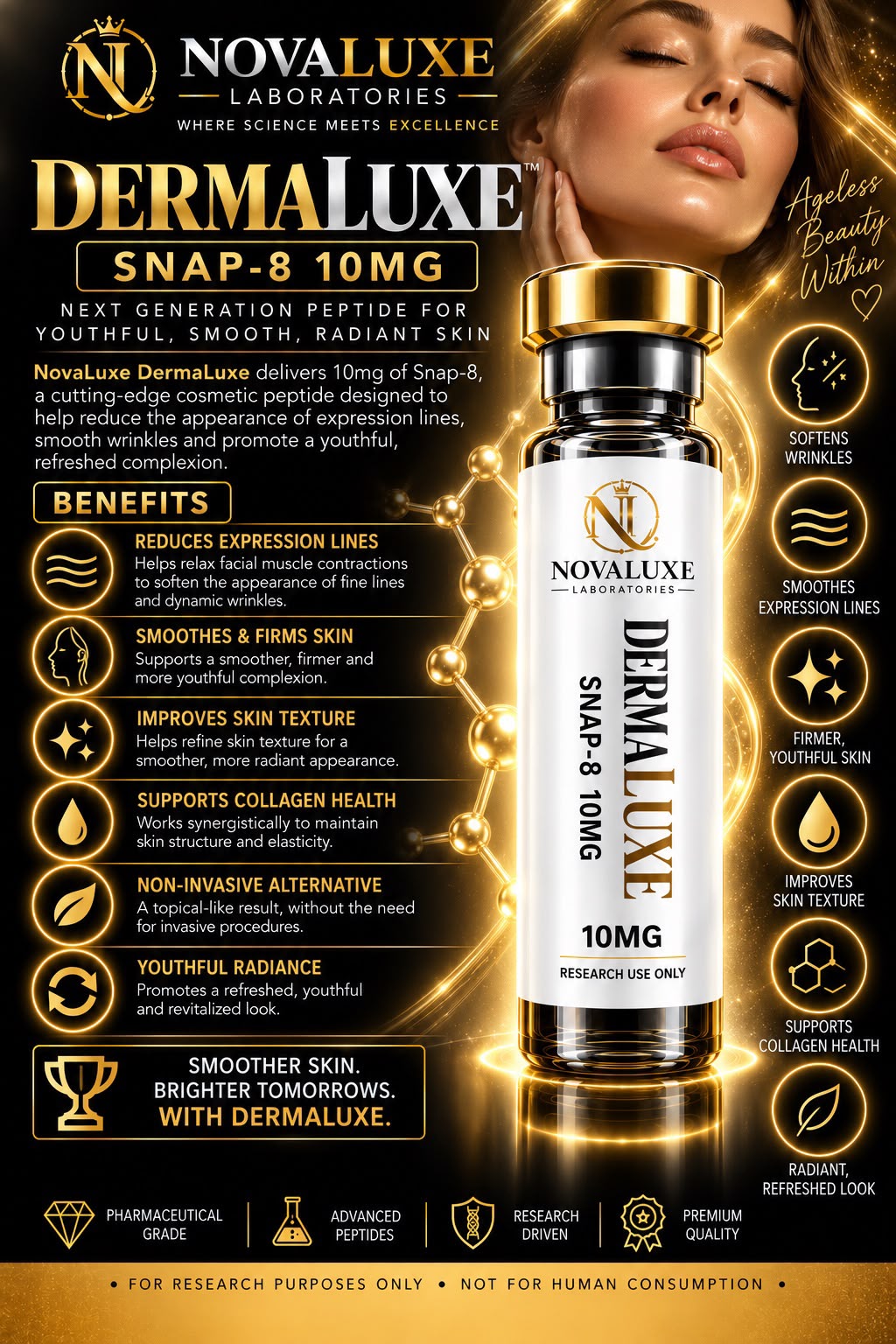 Novaluxe Laboratories - Dermaluxe (Snap-8 10mg)