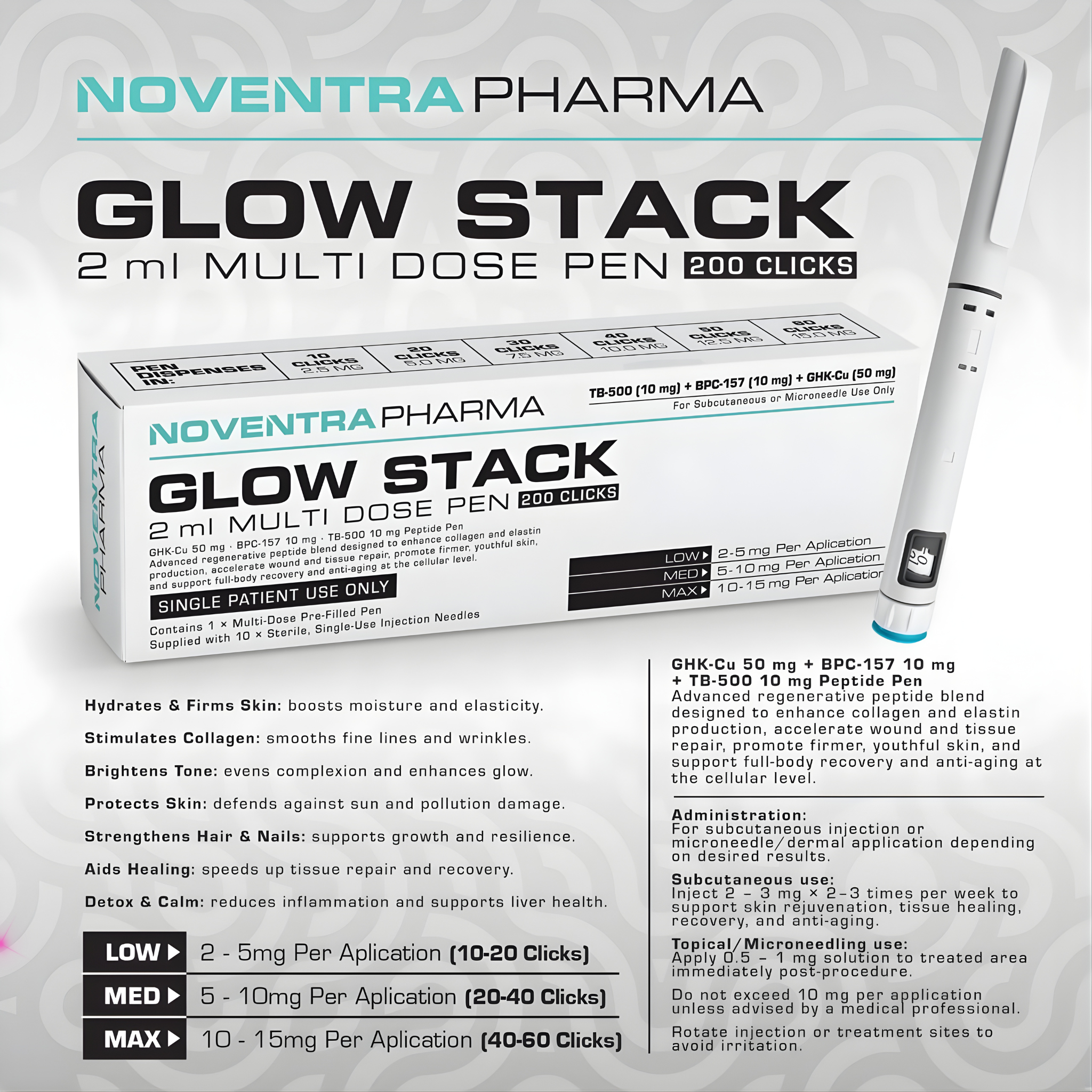 Noventra Glow Stack - Pre-Filled Pen
