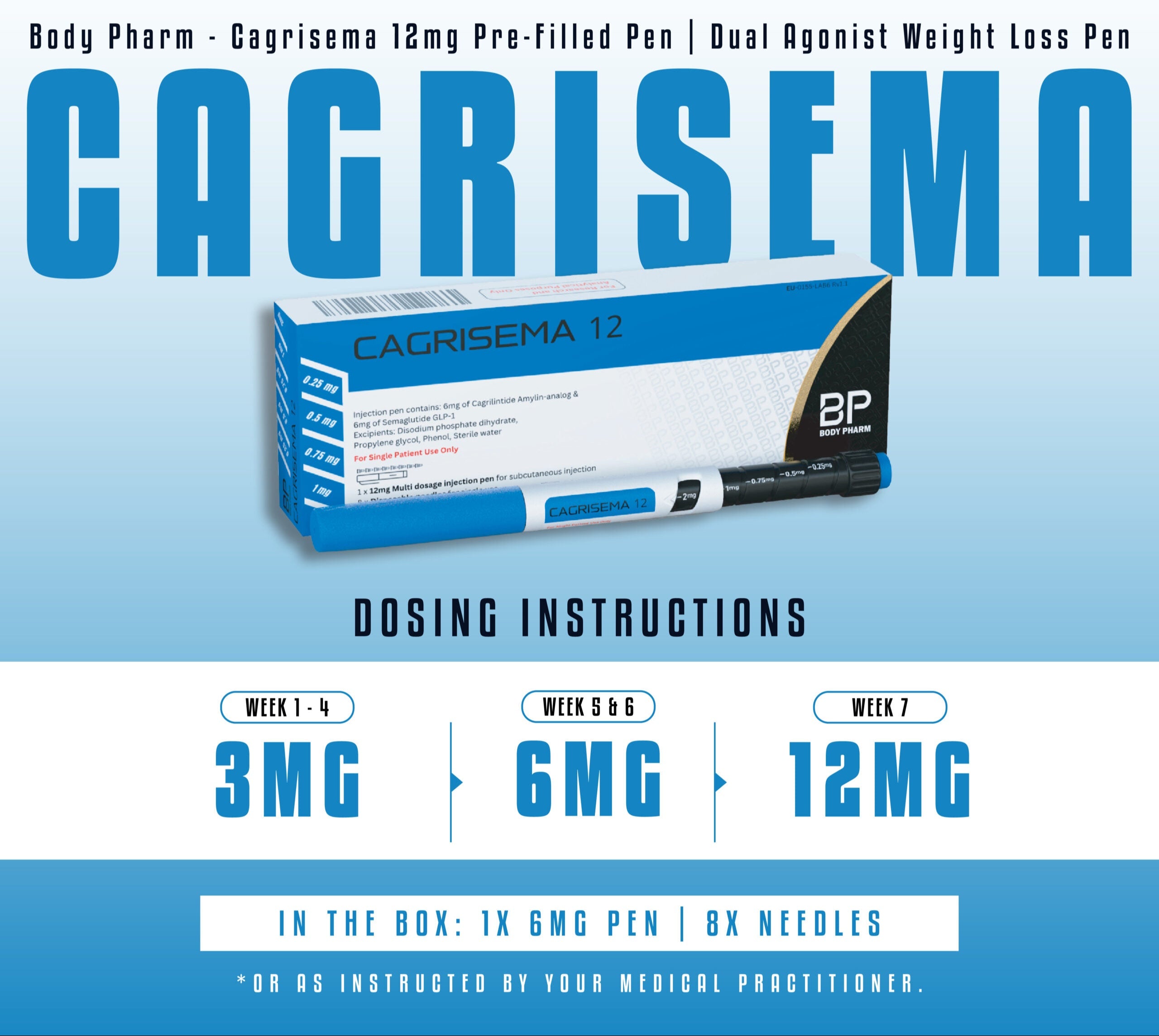 Weekly Special: Cagrisema 12mg Pre-Filled Pen