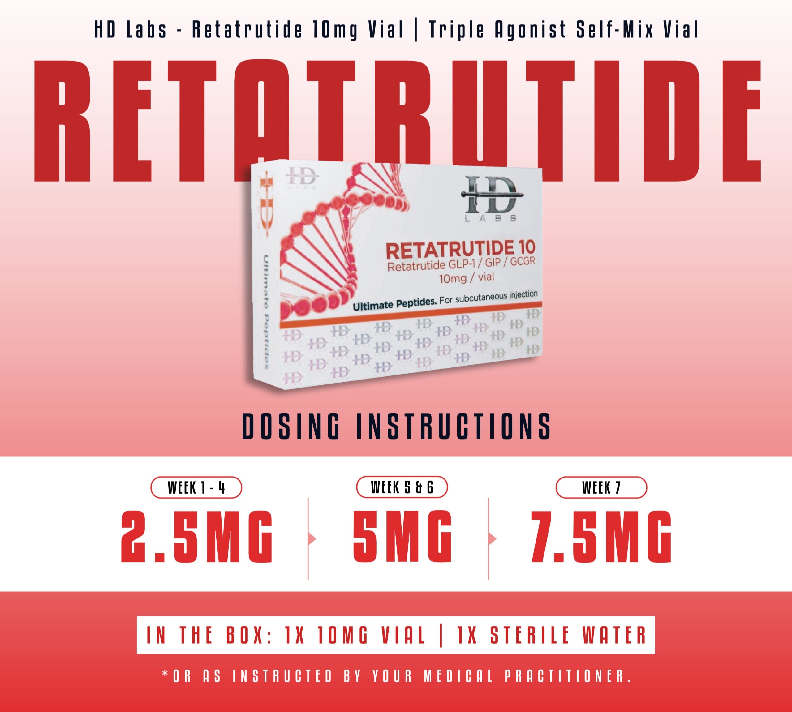 Weekly Special: Retatrutide 10mg Vial
