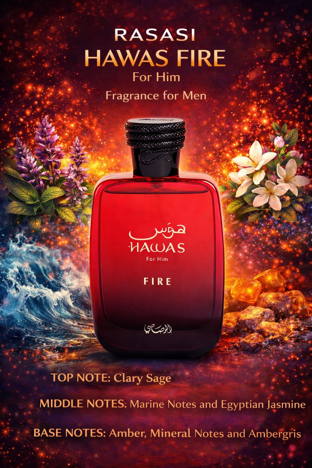 AAA GRADE Hawas - Fire by Rasasi