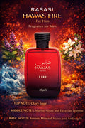 AAA GRADE Hawas - Fire by Rasasi