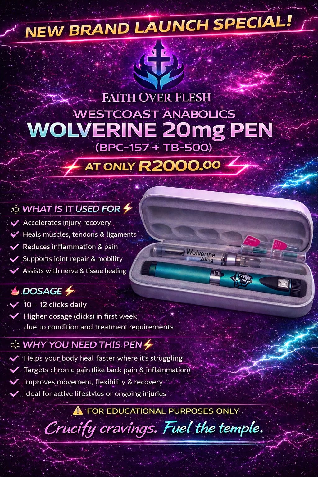 West Coast Anabolics - Wolverine 20mg (3ml)
