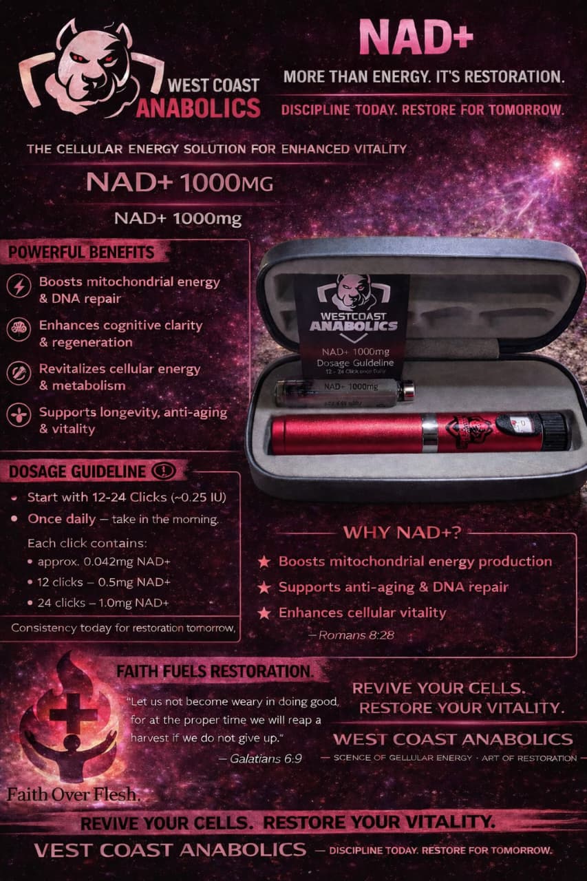 West Coast Anabolics - NAD+ 1000mg