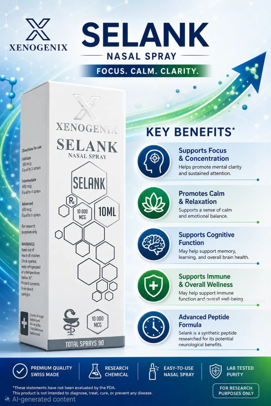 Xenogenix - Selank 10mg Nasal Spray