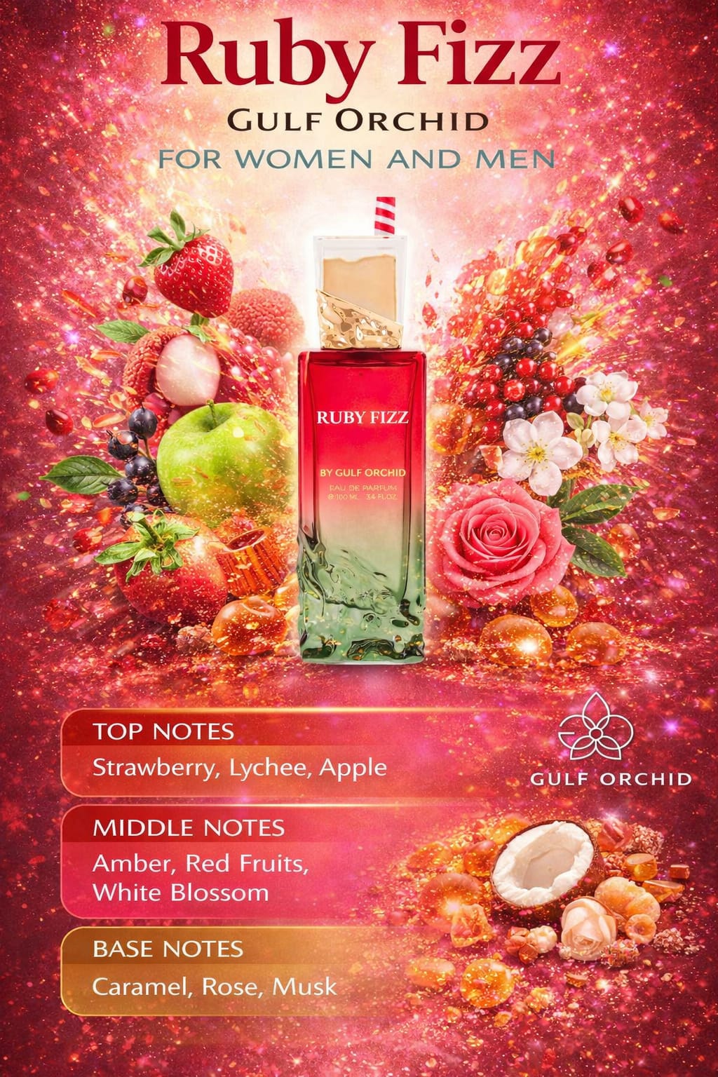 Ruby Fizz by Gulf Orchid