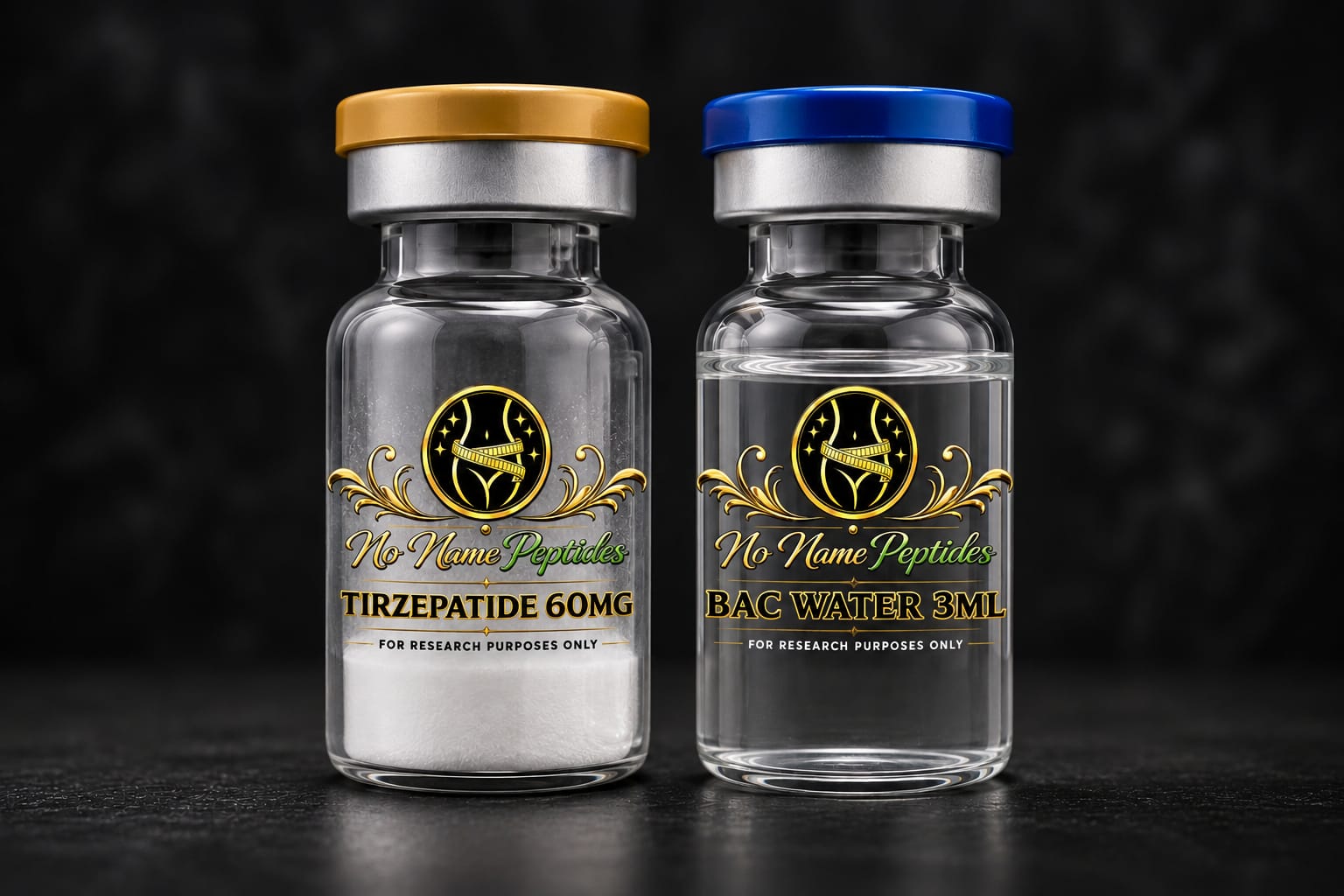 No Name Peptides - Tirzepatide 60mg NB: Only to Be Couriered 6th of August