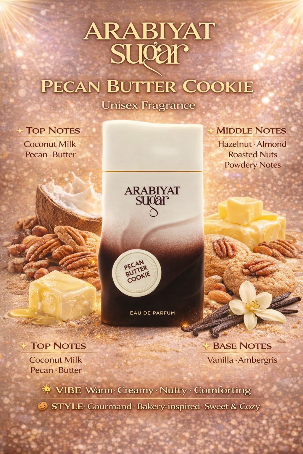 Pecan Butter Cookie by Arabiyat Sugar