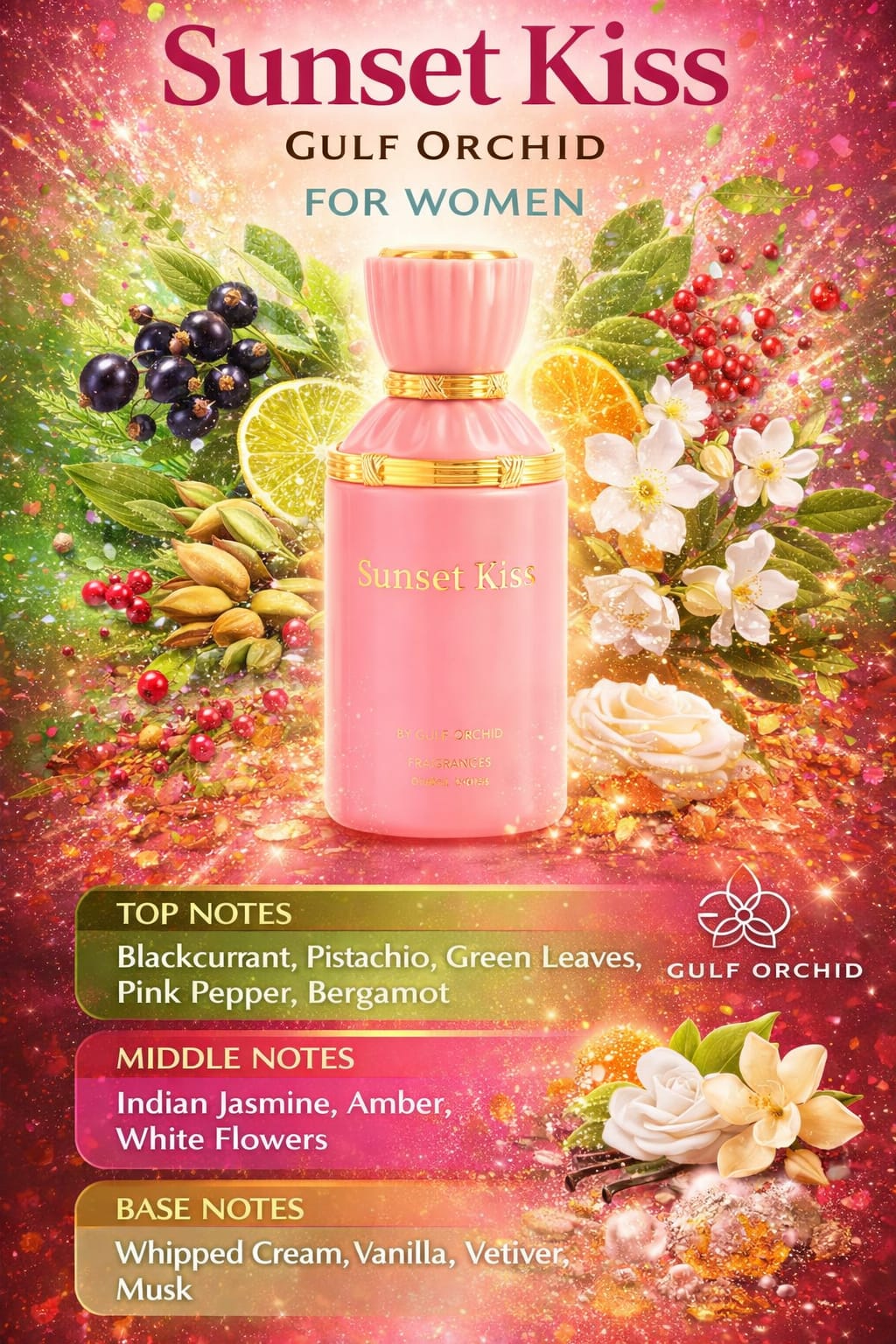 Sunset Kiss by Gulf Orchid